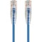 Monoprice Slim Cat6 Utp Network Cable, 6" Blue 13509 - alternate 1