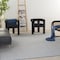 Homeroots 9' X 12' Blue And Ivory Indoor Outdoor Area Rug 521973 - alternate 6