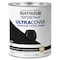 Rust-Oleum Interior/Exterior Paint, Flat, Black, Quart 1976502 - alternate 1