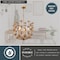Vaxcel Camellia 5-Light Gold Flower Pendant Ceiling Chandelier Dining Room Fixture P0433 - alternate 5