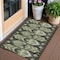 Homeroots 3' X 5' Olive Green And Artichoke Green Southwestern Washable Indoor Outdoor Area Rug 587818 - alternate 1