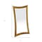 Homeroots 35" Brown Abstract Wood Framed Bathroom Vanity Mirror 376660 - alternate 5