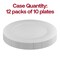 Smarty Had A Party 13 Glitz White Round Disposable Paper Charger Plates 120 Plates, 120PK 2690-RGD-CASE - alternate 6