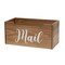 Homeroots 12" Brown Wood Mail Desk Organizer 661187 - alternate 1