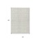 Homeroots 10' X 14' Ivory And Beige Geometric Washable Indoor Outdoor Area Rug 613782 - alternate 6
