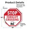 Signmission Stop Forklift Crossing, 10 inch X 10 inch, Vinyl Decal, 2PK OC-D-2PACK-10-55 - alternate 3