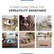 Fab Glass And Mirror 12in Clear Square 1/4in in Thick Tempered Flat Edge Polished Eased Corners Glass Table Top 12SQR6THFLTE - alternate 4