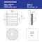Iliving Silver 1736 CFM 18 in. Gable Mount Smart Remote Shutter Exhaust Fan with Thermostat, Humidistat ILG8SF18VC - alternate 6