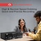 Pyle Home Digital Dual Cassette Deck Media Player Music Recording Device with RCA Cables Switchable Rack PT649D - alternate 4