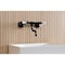 Kingston Brass Double-Handle Wall Mount Bathroom Faucet, Matte Black KS2110PL - alternate 6