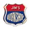 Signmission Jim's Workshop, 4 inch X 4 inch, Vinyl Decal, 2PK SHI-D-2PACK-4-489-JIM - alternate 1