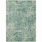 Homeroots 9' X 12' Teal Blue And Beige Abstract Washable Indoor Outdoor Area Rug 630547 - alternate 6