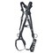 Msa Safety V-Form Fall Protection Harness, XS, 400 lb, Quick-Connect Chest/ Tongue Leg Straps 10252240 - alternate 3