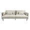 Homeroots 85" Beige Fabric Solid Wood Sofa 672575 - alternate 1