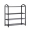 Edendirect 24.5 in. H 12-Pair Shoe Rack with adjustable shelf heights to accommodate various shoe sizes IR-24082404B - alternate 1