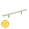 Sapphire T-Bar Style 3-3/4 in. (96 mm) 7 in. Overall CTC Modern Brushed Nickel Cabinet Hardware Handle/Pull (25-Pack) SP-HW3-3/4-SS-7-25 - alternate 1