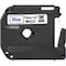 Brother Label/Ribbon Cartridge, White, 1/2 in W MK233 - alternate 1