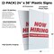 Signmission Fitness Instructors, Plastic Signs Only 24 Inch x 36 Inch, Corrugated Plastic, 2PK CSB-2436-2PACK-FITNESS INSTRUCTORS - alternate 2