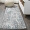 Jonathan Y Timeworn Modern Abstract Gray/Turquoise 2 ft. x 10 ft. Runner Rug SOR205A-210 - alternate 1