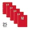 C-Line Products 8-1/2" x 11" Red Two-Pocket 3-Hole Punch Heavyweight Poly Portfolio Folder, 1/EA, 25EA/BX, 6BX/CT 33934-BX - alternate 3