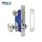 Ecs Hardware Durable Mortise Lockset Gate Lock with Knob US26D Silver SC1 Keyway, Double Sided, Left Handed ECSH-MLD02-SS-SC1-RH - alternate 3