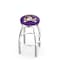 Holland Bar Stool Co 30" Chrome East Carolina Swivel Bar Stool, Accent Ring L8C2C30Ecarol - alternate 1