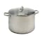 Oster Adenmore 16 Quart Stainless Steel Stock Pot With Tempered Glass Lid 108114.02 - alternate 1