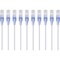 Monoprice Slim Cat6A Patch Cable, PK10, 14 ft.White 15172 - alternate 1