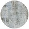 Homeroots 8' Brown Taupe And Gray Round Abstract Washable Indoor Outdoor Area Rug 587874 - alternate 6