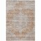 Homeroots 5' X 8' Copper And Beige Floral Washable Indoor Outdoor Area Rug 605080 - alternate 4
