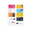 C-Line Products 8-1/8" x 11-1/4" Poly Business Card Holder Pages for Ring Binders, 10/PK, 5PK/BX, 10BX/CT 61217-BX - alternate 4