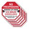 Signmission No Trespassing Parking Lot Under 24, 10 inch X 10 inch, Aluminum Metal Signs, 5PK OC-A-5Pack-10-115 - alternate 1