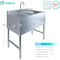 Amgood Sink Bar, Stainless Steel, 19 in W x 36 in L x 33 in H SINK BAR S2C-101410-R-F-Z - alternate 4