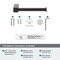 Amerock Monument Oil Rubbed Bronze Contemporary Single Post Toilet Paper Holder BH36081ORB - alternate 2