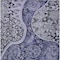 Homeroots 9' X 12' Navy Blue Gray And Green Floral Medallion Washable Indoor Outdoor Area Rug 603183 - alternate 5