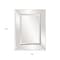 Homeroots 24" Clear Beveled Edge Frame Accent Mirror 383730 - alternate 4