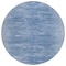 Homeroots 8' Denim Blue And Sky Blue Round Abstract Washable Indoor Outdoor Area Rug 587634 - alternate 4