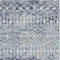 Homeroots 9' X 12' Blue And Silver Argyle Washable Indoor Outdoor Area Rug 615804 - alternate 4