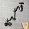 Kingston Brass Wall Mount Pot Filler Faucet with Knurled Handle, Oil Rubbed Bronze KS2105RKX - alternate 3