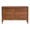Baxton Studio Hoffman Dresser with Scalloped Apron and Turned Legs, Walnut Brown 272-14821-ZORO - alternate 6