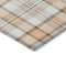 Homeroots 5' X 8' Peach And Beige Plaid Washable Indoor Outdoor Area Rug 601345 - alternate 3