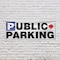 Signmission Public Parking Right, 24 Inch x 72 Inch, Vinyl Banner B-72-30823 - alternate 2