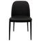 Leisuremod Tule Dining Side Chair, Black Frame with Black Leather Seat TCBL18BL - alternate 6