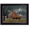 Homeroots Dark and Stormy Night 1 Black Framed Print Wall Art 415242 - alternate 1