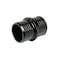 Hps Performance 1 in OD x 2 in L, Billet 6061 Aluminum Joiner Hose Union Connector, Anodized Black AHU-100-BLK - alternate 1