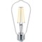 Signify Vintage 75W Equivalent Daylight ST19 Medium LED Decorative Light Bulb, 2PK 574012 - alternate 2