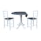 Whitewood Industries Extension Dining Tables, 45 in L, 38 in H, Parawood Top K05-42DPT-6B-S402-2 - alternate 4