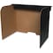 Flipside Privacy Screen, Small, 19"x12"x14" , 24/PK, BK/BN 61852 - alternate 1
