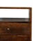 Homeroots 24" Brown Solid Wood Square Two Drawer Nightstand 651576 - alternate 7