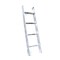 Homeroots 49" Whitewash Rustic Four Step Wood Ladder Shelf 380342 - alternate 4